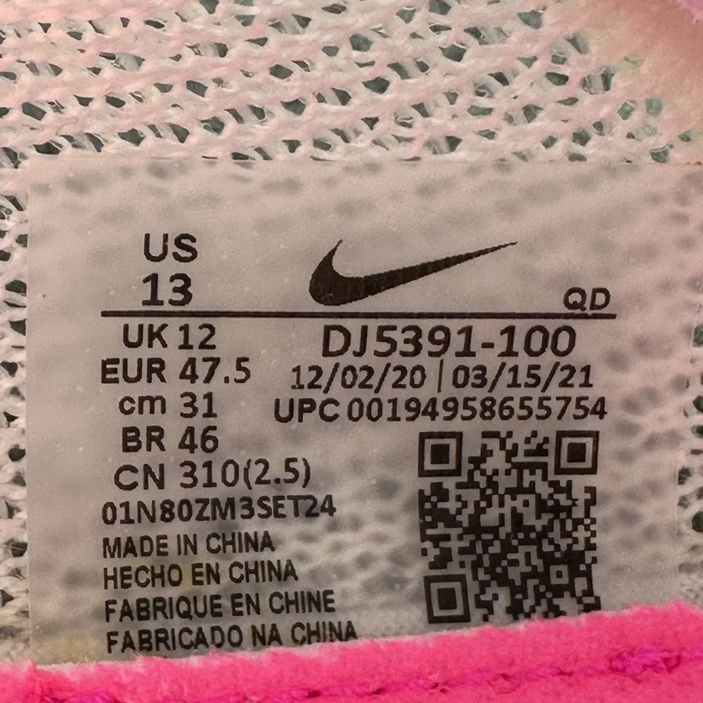 Nike Zoom Superfly Elite 2 Track Spikes Mens Size 13 Rawdacious Pink White Black